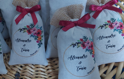 Cadeaux d'invites Sachet de lavande