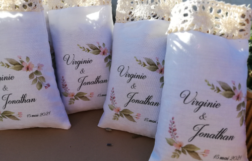 Les sachets de lavande personnalisés Sachets de lavande personnalisés