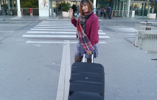 Départ au Japon à l'aéroport de Nice Départ au Japon à l'aéroport de Nice