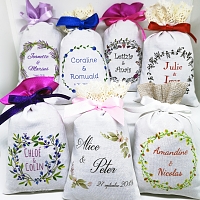 Sachet de lavande cadeau d'invité mariage Sachet de lavande cadeau d'invité mariage
