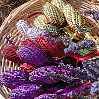 Fabrication des fuseaux de lavande Fabrication des fuseaux de lavande