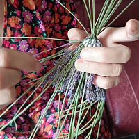 Fabrication des fuseaux de lavande Fabrication des fuseaux de lavande