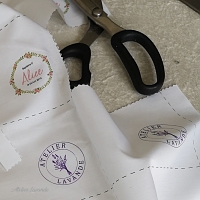 Sachets de lavande, impression personnalisée Sachets de lavande, impression personnalisée