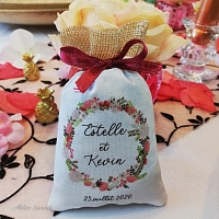 Sachet de lavande cadeau d'invité mariage Sachet de lavande cadeau d'invité mariage
