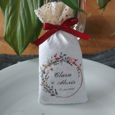 Sachet de lavande Clara & Alexis Sachet de lavande pour mariage