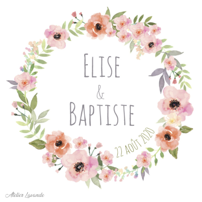 Maquette Sachet de lavande mariage Maquette Sachet de lavande pour mariage