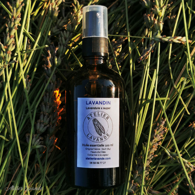 Huile essentielle de lavandin de Provence en 100 ml Huile essentielle de lavandin de Provence en 100 ml