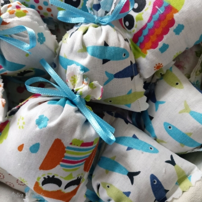 Minis sachets de lavande à motif Enfantin Minis sachets de lavande à motif Enfantin