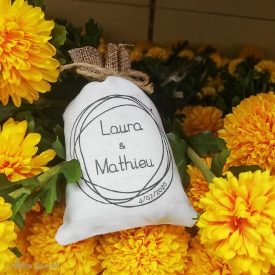 Sachet de lavande cadeau d'invité mariage Sachet de lavande cadeau d'invité mariage