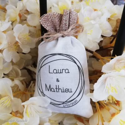 Sachet de lavande pour cadeau d'invité mariage Sachet de lavande pour cadeau d'invité mariage