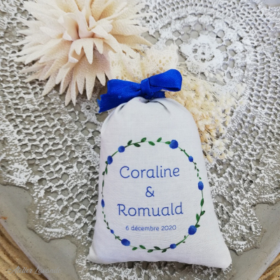 Sachet de lavande personnalisé mariage Sachet de lavande personnalisé mariage