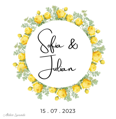 Maquette Sachet de lavande mariage Maquette Sachet de lavande pour mariage