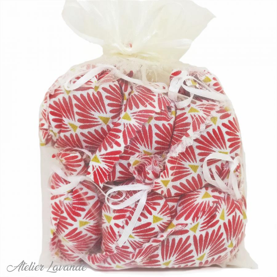 6 Sachets de lavande déco motif géométrique référence Cléopatre 6 Sachets de lavande déco motif géométrique référence Cléopatre